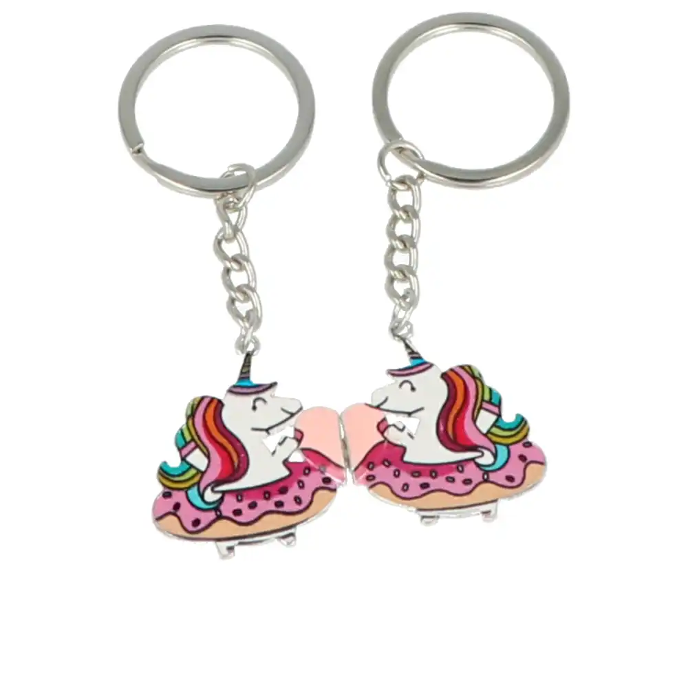 Llaveros Unicornio Con Imán Bff lote 2 pz - Inca - Comparador de precios