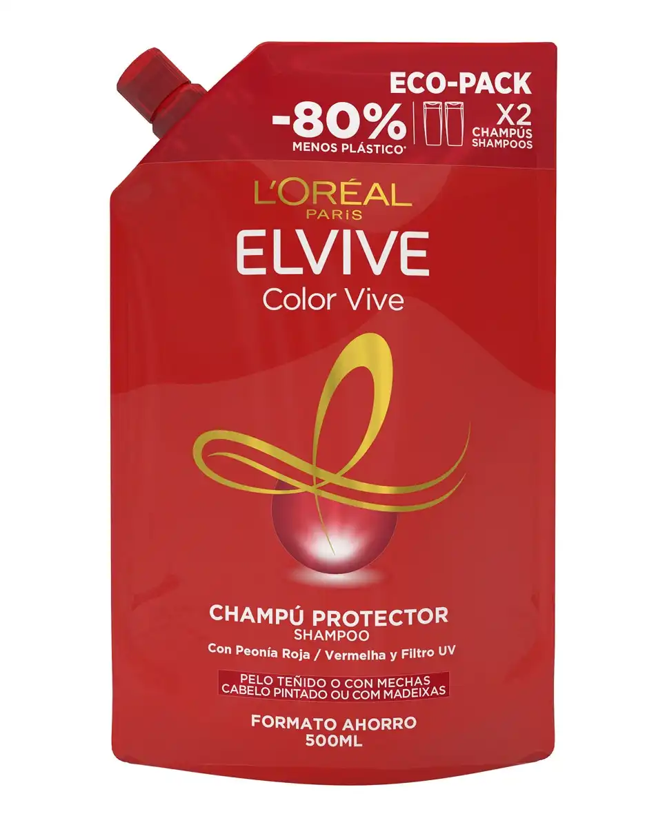 L'Oréal Paris - Champú Protector Eco-pack Color Vive Elvive - L'Oréal Paris - Comparador de precios