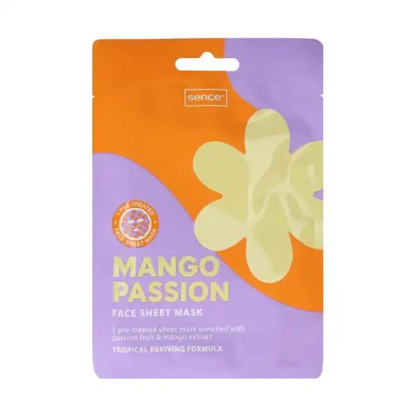 Mango Passion Face Sheet Mask - Sence - Comparador de precios
