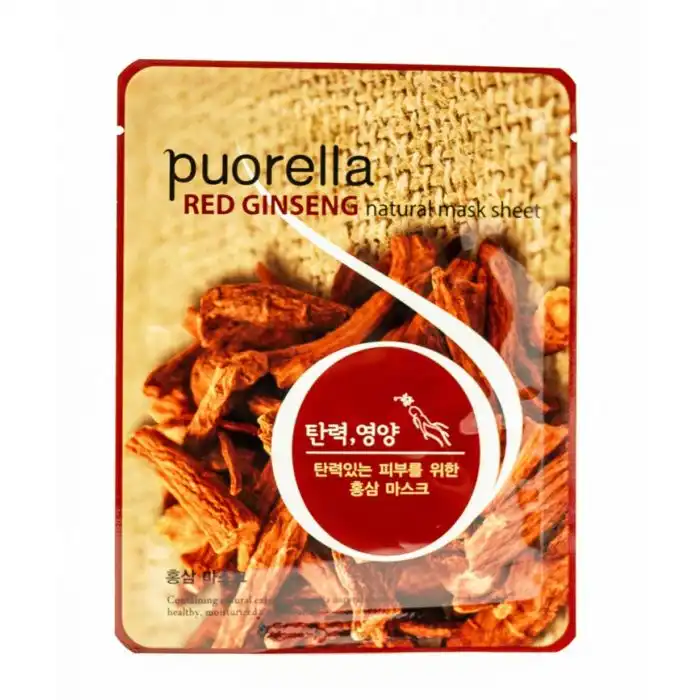 Mascarilla Facial Red Ginseng 21 ml - Puorella - Comparador de precios