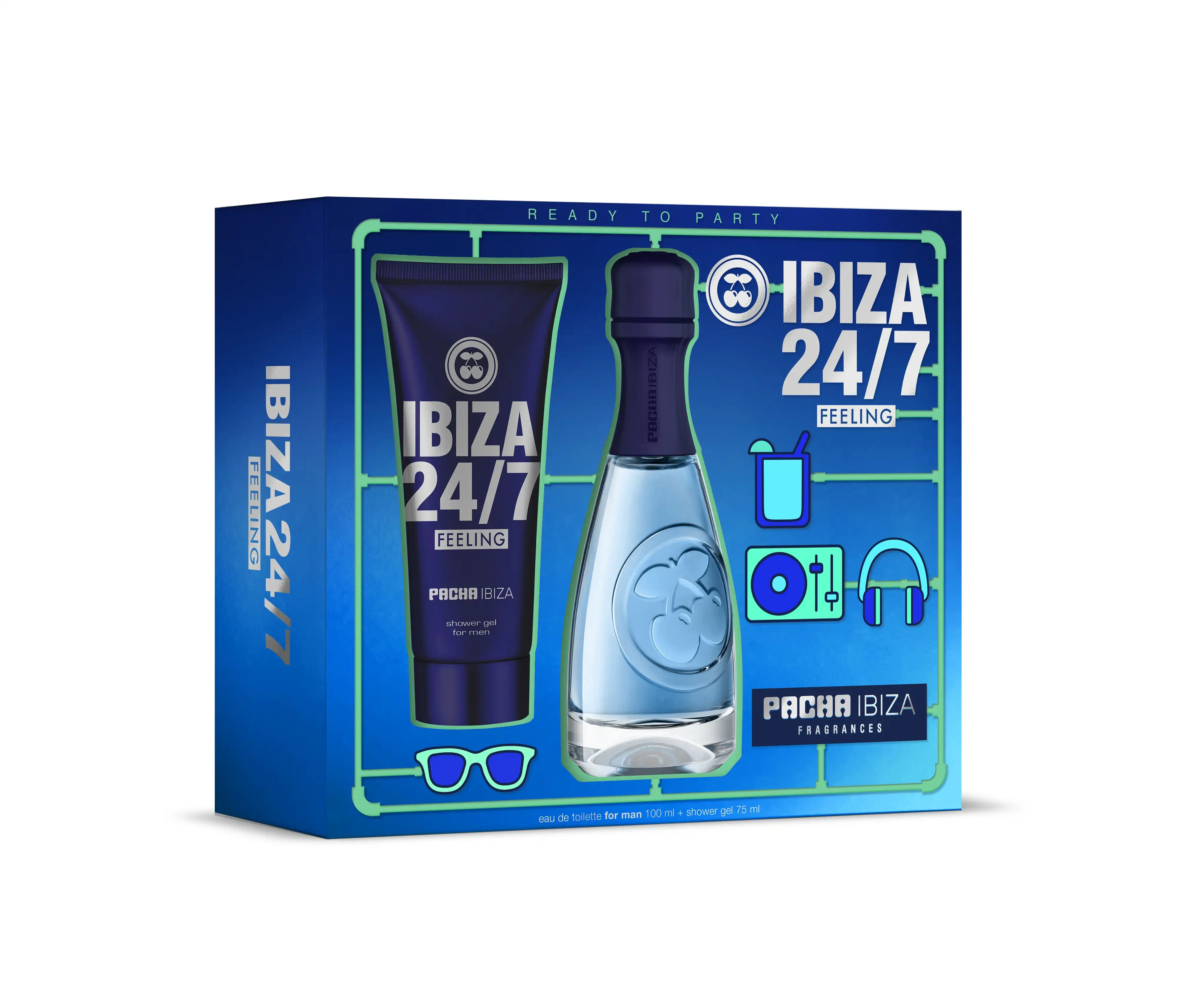 Ibiza 24/7 Feeling Him Edt Estuche 100 ml Eau de Toilette - Pacha - Comparador de precios