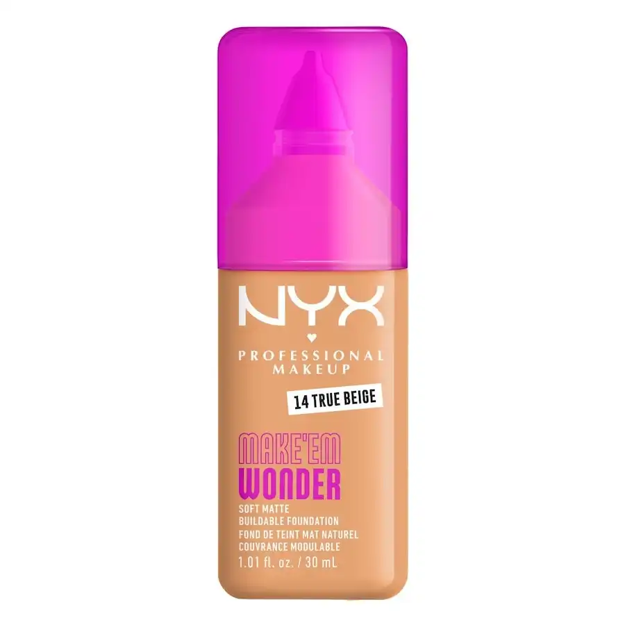NYX Professional Makeup - Make'Em Wonder Bases de maquillaje 30 ml 14 - TRUE BEIGE - NYX Professional Makeup - Comparador de precios