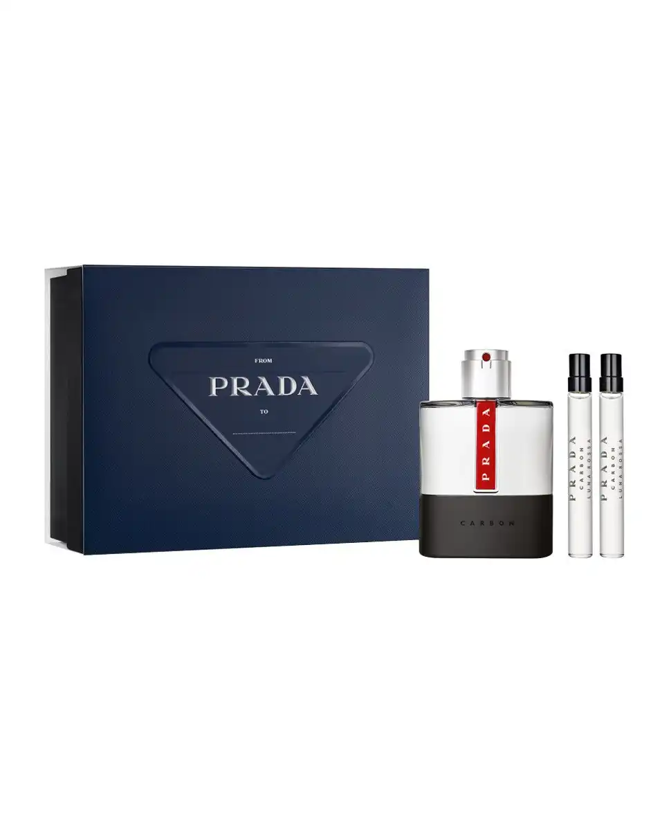 Prada - Estuche de regalo Eau de Toilette Luna Rossa Carbon Prada. - Prada - Comparador de precios