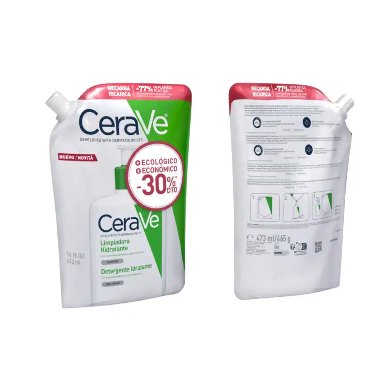 Refill Limpiador Hidratante 473ml - 30% - CeraVe - Comparador de precios