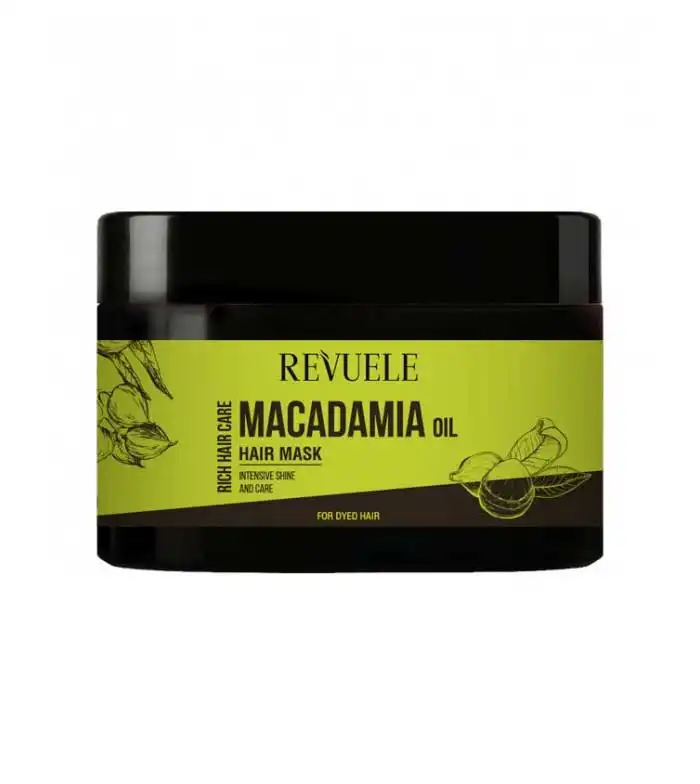 Revuele - Mascarilla brillo y cuidado intenso Macadamia Oil - Cabello teñido - Revuele - Comparador de precios
