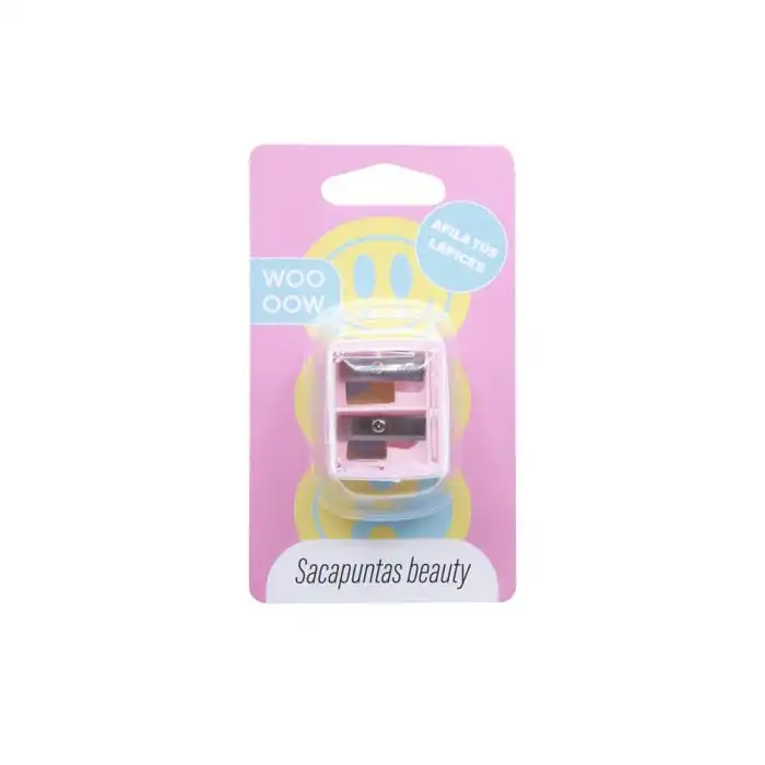 Sacapuntas 2 Agujeros Rosa - Woo oow - Comparador de precios
