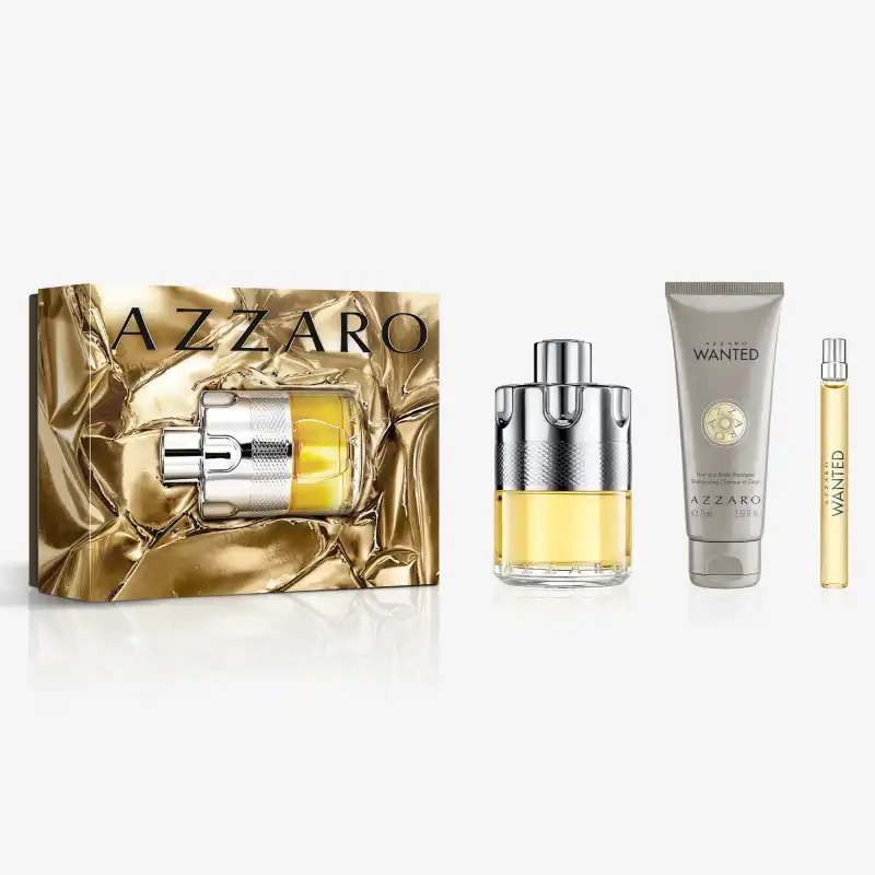 Set Wanted Eau De Toilette 100 Ml +10 Ml + Hb 75 Ml - Azzaro - Comparador de precios