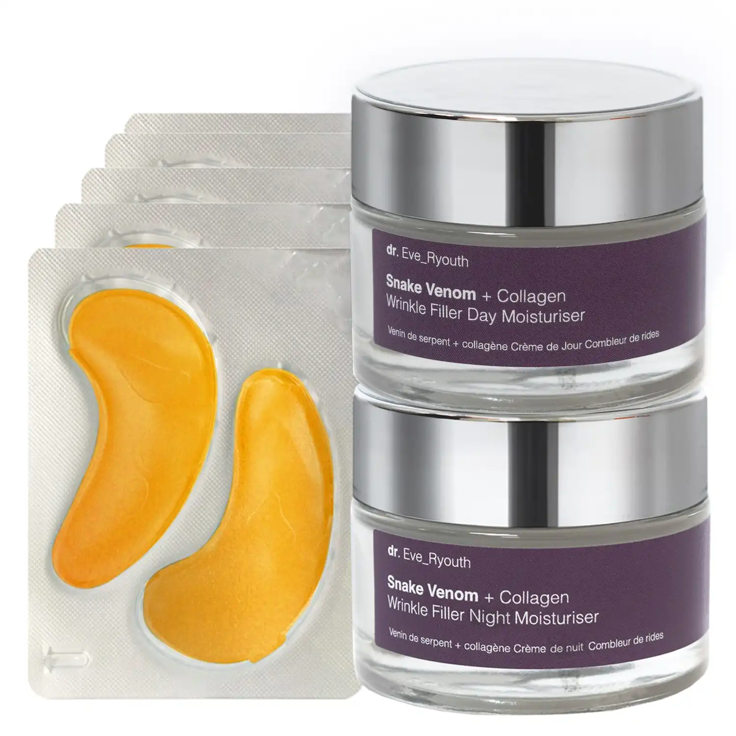 Trío de cuidado de oro de 24 quilates Set de tratamiento facial - Dr. Eve_Ryouth - Comparador de precios