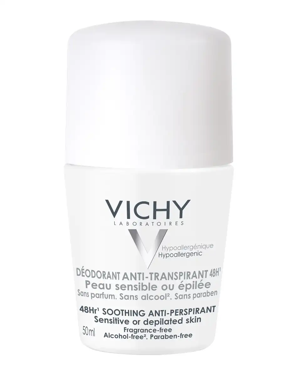 Vichy - Desodorante Bola Reguladora Piel Sensible 48H 50 Ml - Vichy - Comparador de precios