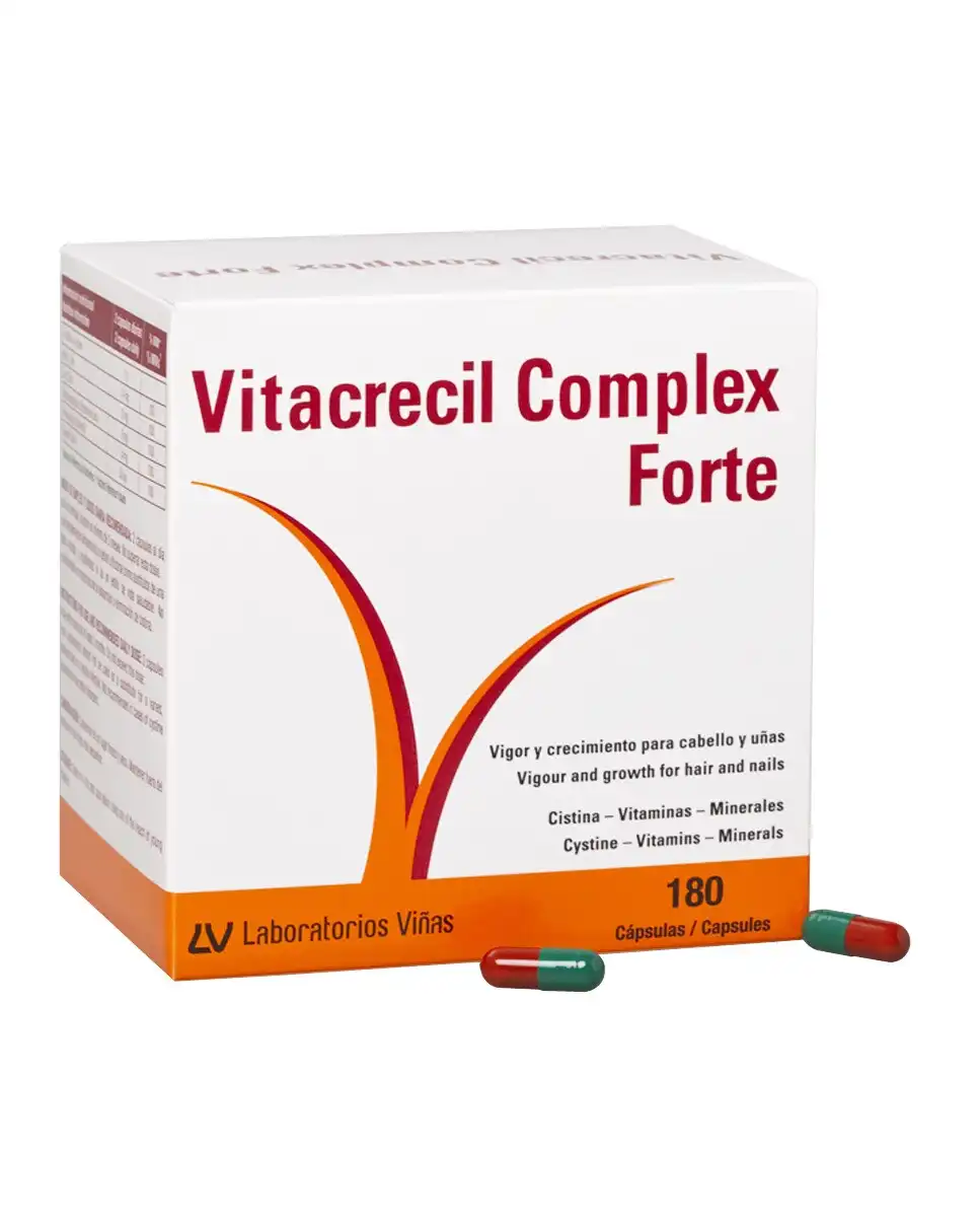 Viñas - Complemento alimenticio cabello y uñas Vitacrecil Complex Forte 180 cápsulas Viñas. - Viñas - Comparador de precios