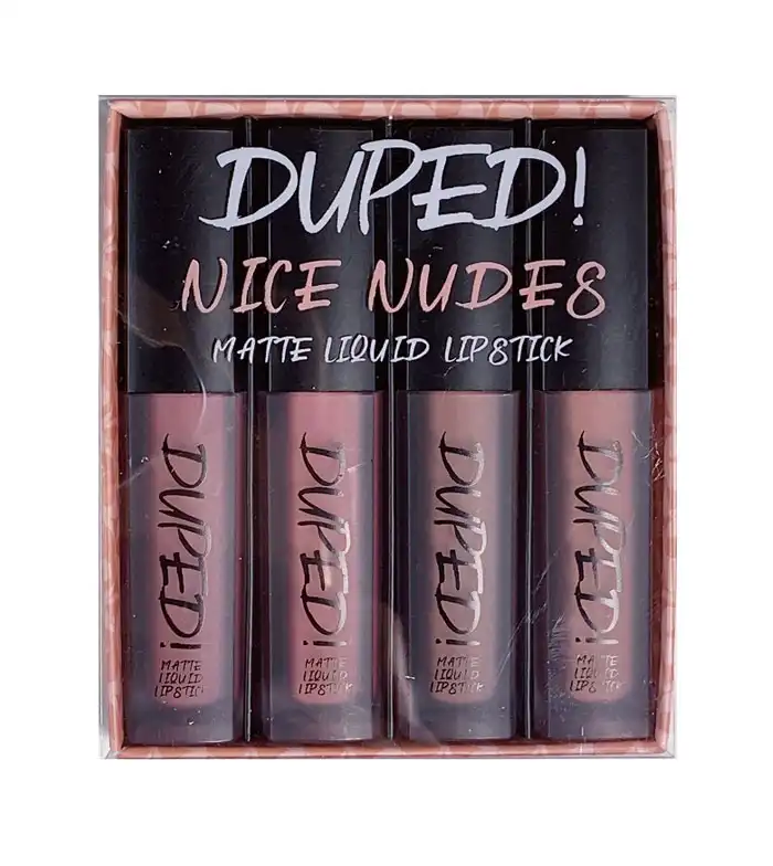 W7 - Set de labiales líquidos mate Duped! - Nice Nudes - W7 - Comparador de precios