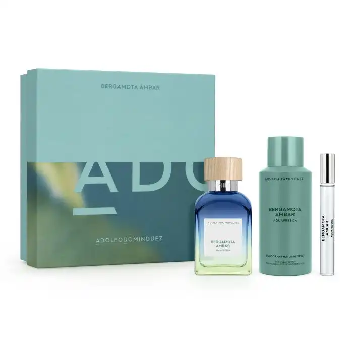 ¡41% DTO! Aguafresca Bergamota Ámbar Estuche Eau de Toilette 120 ml - Adolfo Dominguez - Comparador de precios