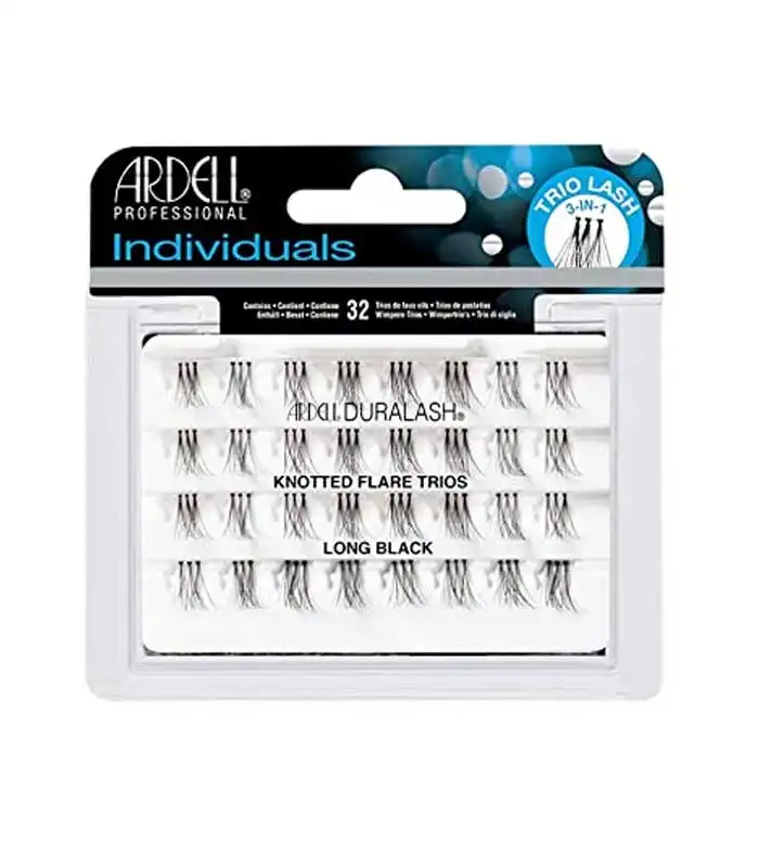 Ardell - Pestañas postizas Individuales Duralash - Knotted Flare Trios: Short Black - Ardell - Comparador de precios