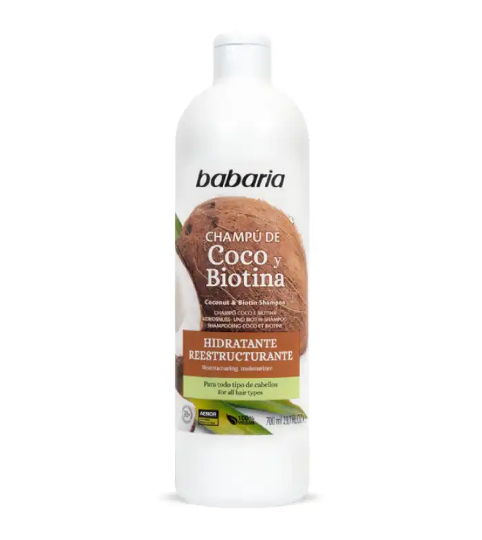 Babaria - Champú hidratante reestructurante de coco y biotina - Babaria - Comparador de precios
