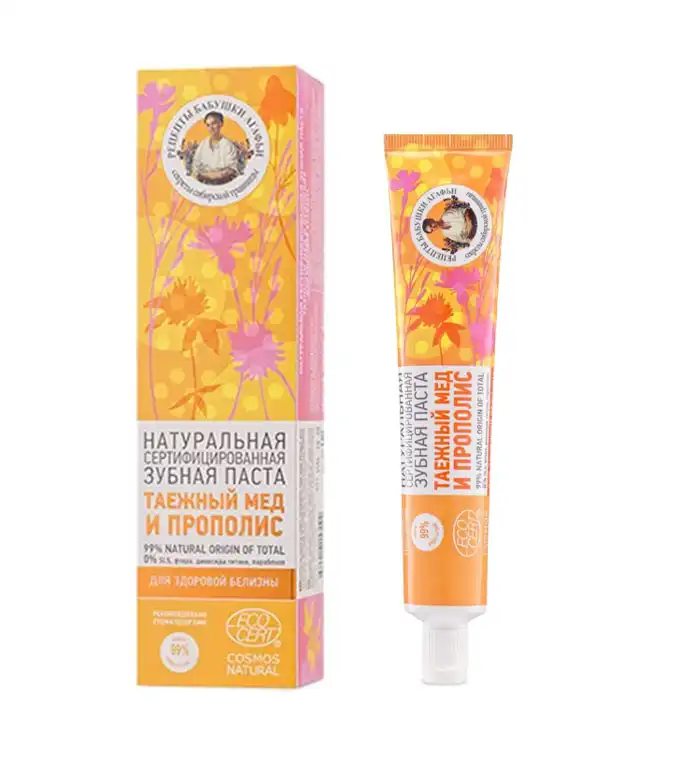 Babushka Agafia - Pasta de dientes de miel Taiga y propóleo - Encías Sanas - Babushka Agafia - Comparador de precios