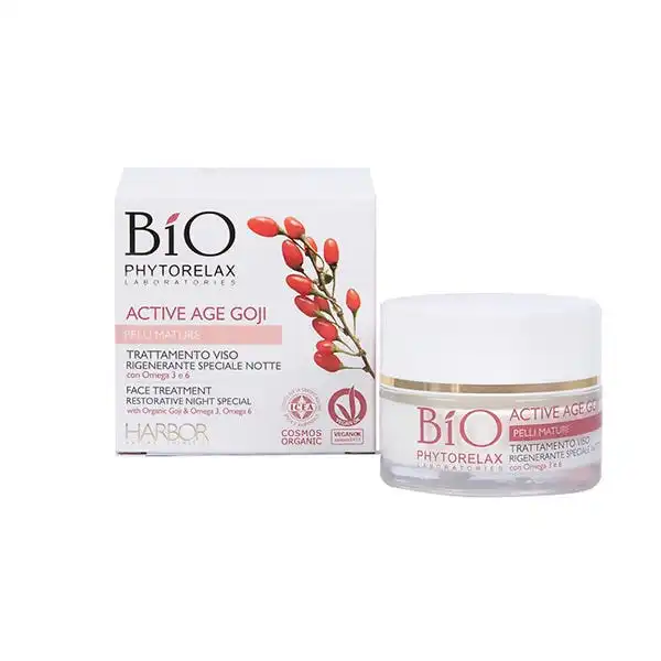 Bio Active Age Goji Face Treatment Restorative Night - Phytorelax - Comparador de precios