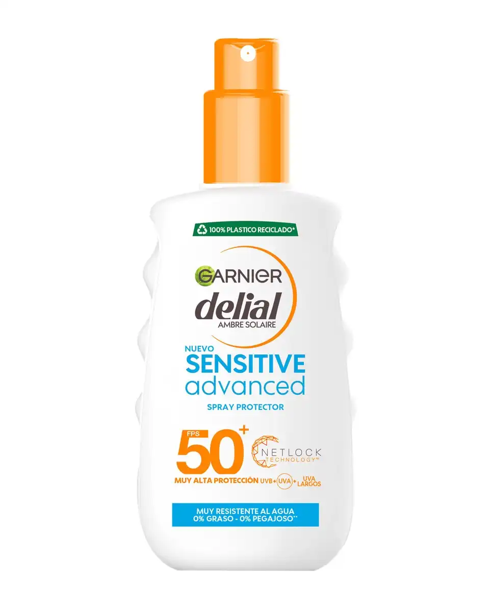 DELIAL - Spray Protector Sensitive Adanced FPS 50+ Garnier - DELIAL - Comparador de precios