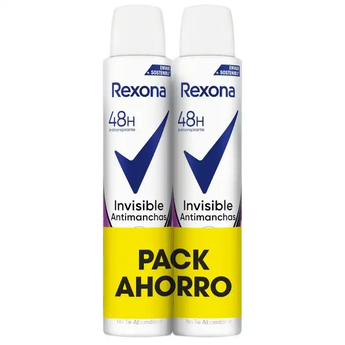 Desodorante Spray Invisible Black - White 200 ml - Rexona - Comparador de precios