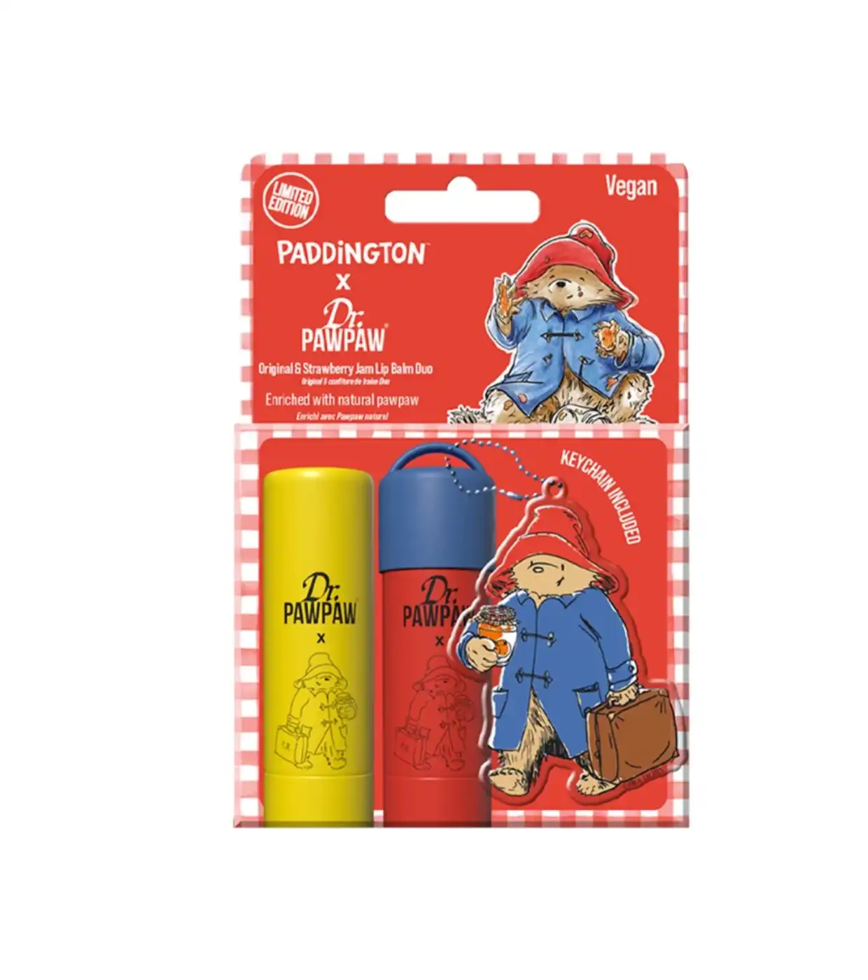 Dr. PAWPAW - *Paddington* - Dúo de bálsamos labiales - Original + Strawberry - Dr PawPaw - Comparador de precios