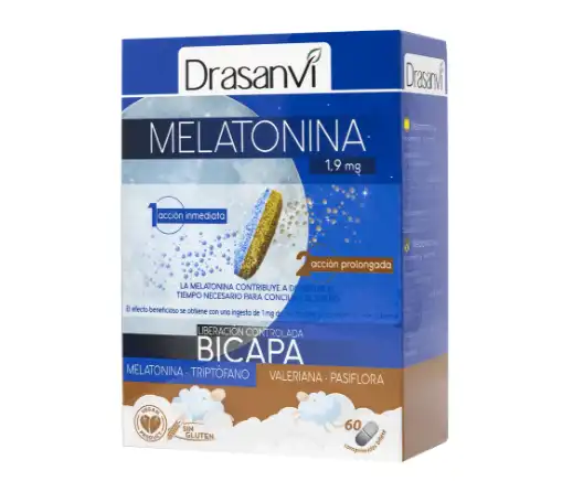 Drasanvi - Melatonina Bicapa 60 Comprimidos - Drasanvi - Comparador de precios