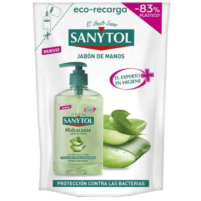 Eco Recarga Jabón de Manos Hidratante 200 ml - SANYTOL - Comparador de precios