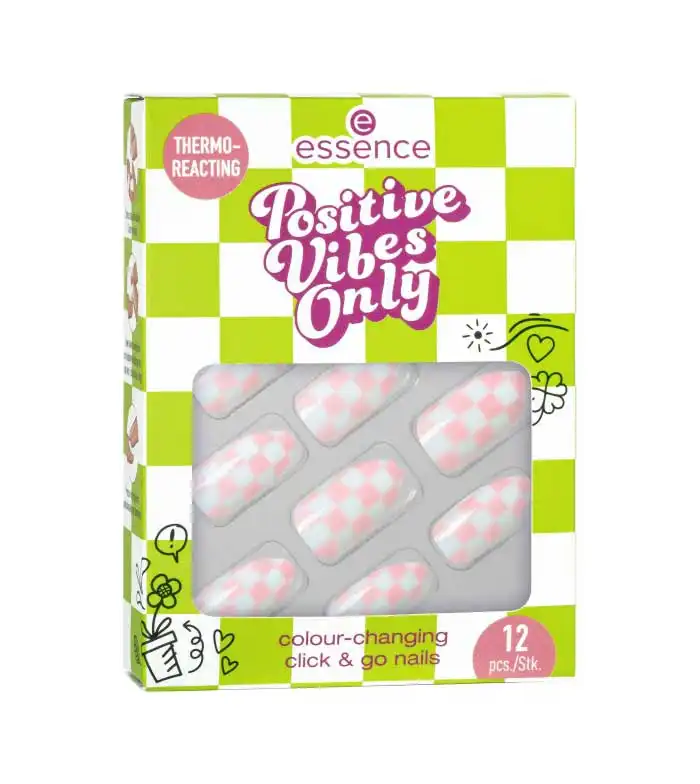 essence - *Positive Vibes Only* - Uñas Postizas Termo Reactivas Click & Go - ESSENCE - Comparador de precios