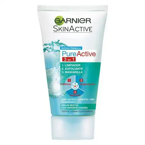 Garnier Skin Active Pure Active 3 en 1 150 ml Gel Limpiador - Garnier - Comparador de precios