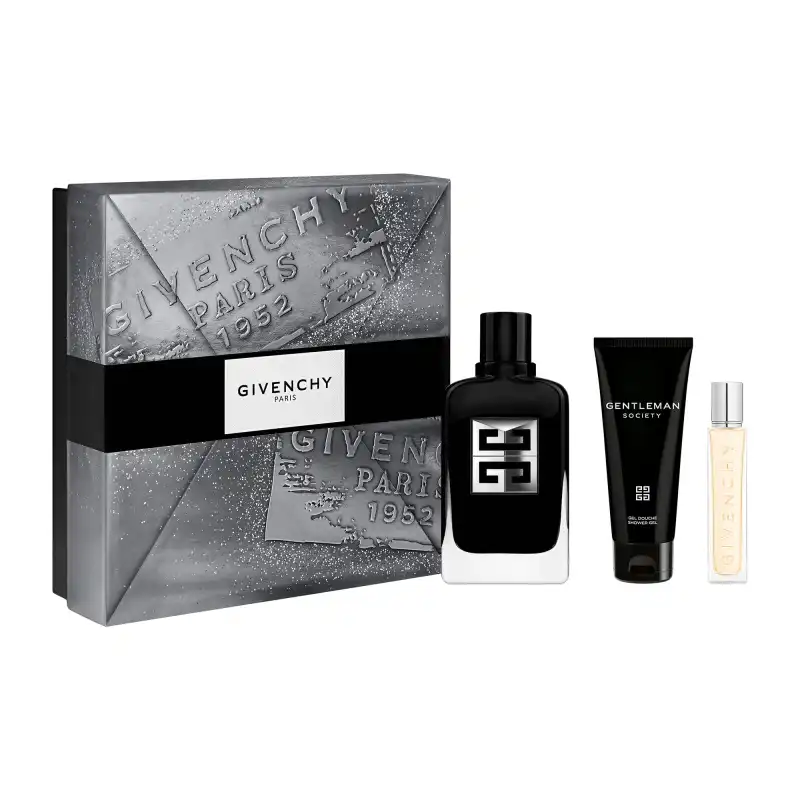 Gentleman Society Gift Set Eau De Parfum 100 Ml + Gel Ducha 75 Ml + Travel Spray 12.5 Ml - Givenchy - Comparador de precios