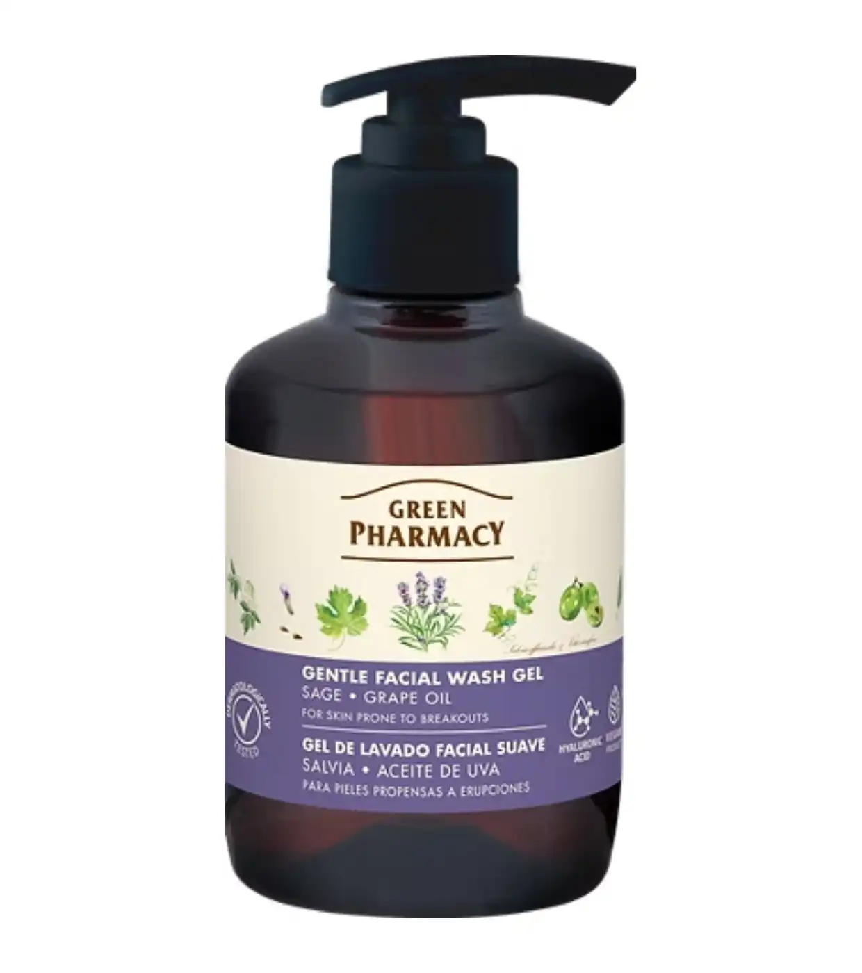 Green Pharmacy - Gel de lavado facial suave para pieles propensas a irritaciones - Salvia - Green Pharmacy - Comparador de precios
