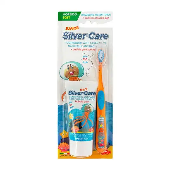 Kit Junior Cepillo+Dentifrico - SILVERCARE - Comparador de precios