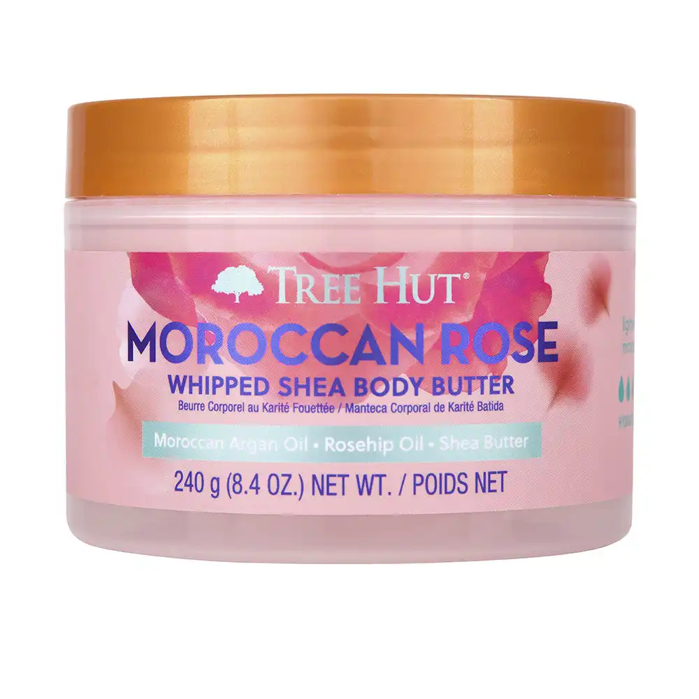 Manteca Souflé corporal rosa de marruecos 240 gr - Tree Hut - Comparador de precios