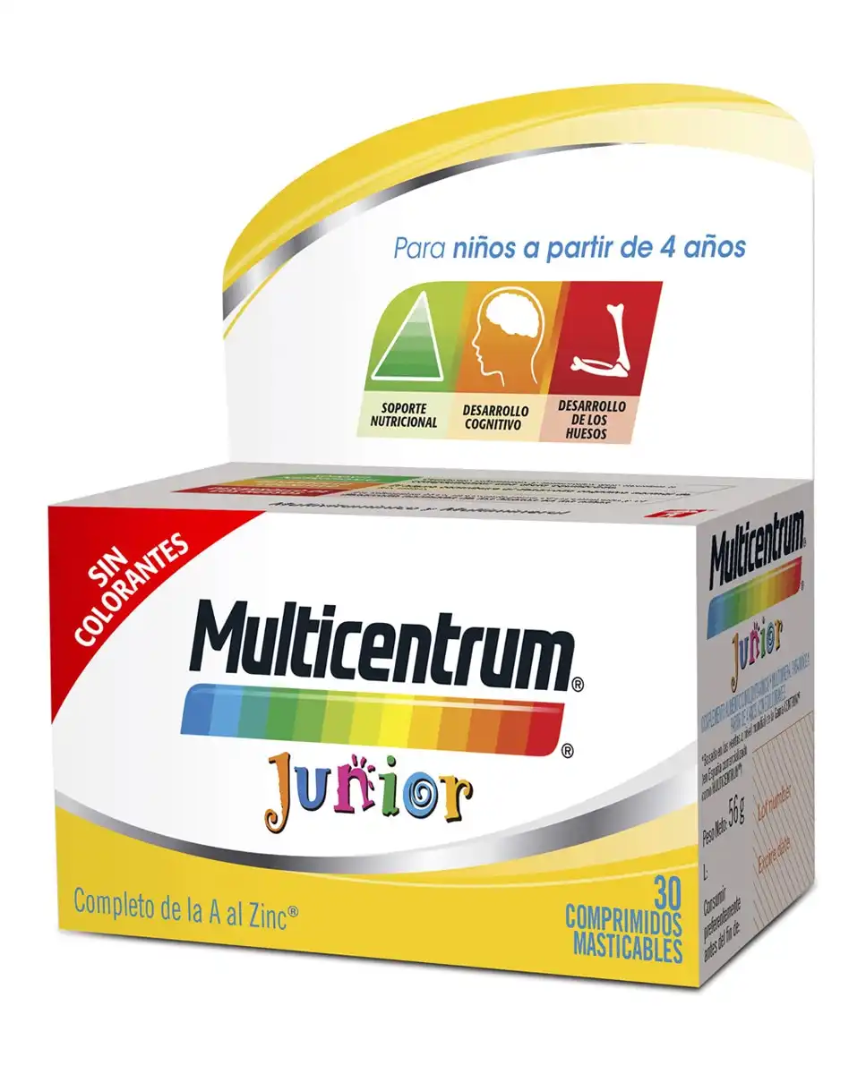 Multicentrum - Comprimidos Masticables Junior - Multicentrum - Comparador de precios