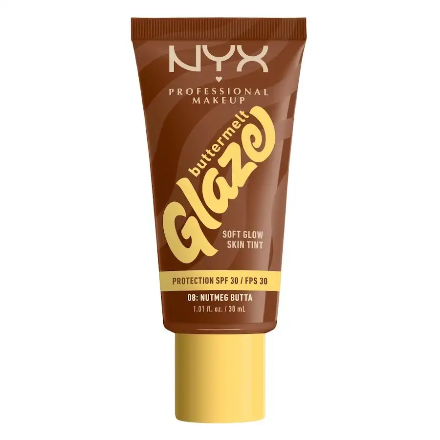 NYX Professional Makeup - Buttermelt Glaze FPS 30 Bases de maquillaje 30 ml 08W - NUTMEG BUTTA - NYX Professional Makeup - Comparador de precios
