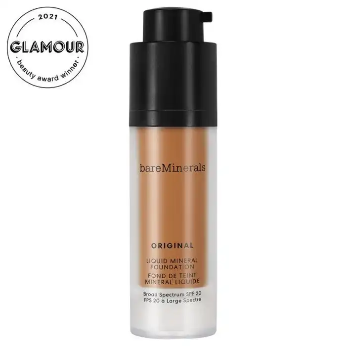 Original Liquid Mineral Foundation Base de Maquillaje Fluido de Cobertura Media - bareMinerals - Comparador de precios