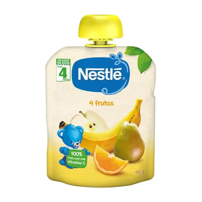 Puré 4 Frutas Bolsita 90 gr - Nestle - Comparador de precios
