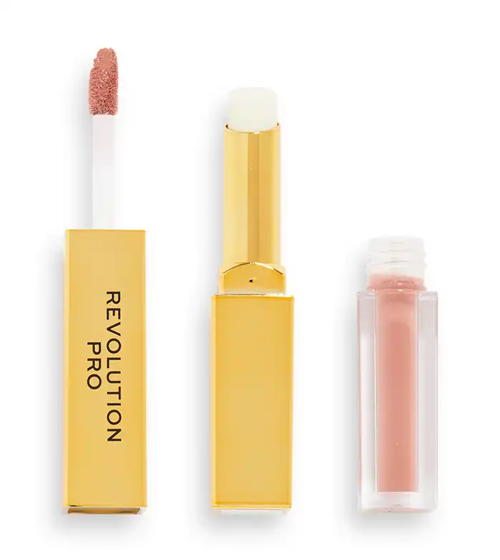 Revolution Pro - Dúo de labial líquido + bálsamo Supreme Stay 24HR - Cashmere - REVOLUTION PRO - Comparador de precios