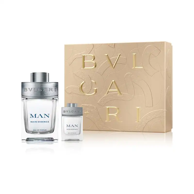 Set Bvlgari Man Rain Essence Eau De Parfum 100 Ml + 15 Ml - Bvlgari - Comparador de precios