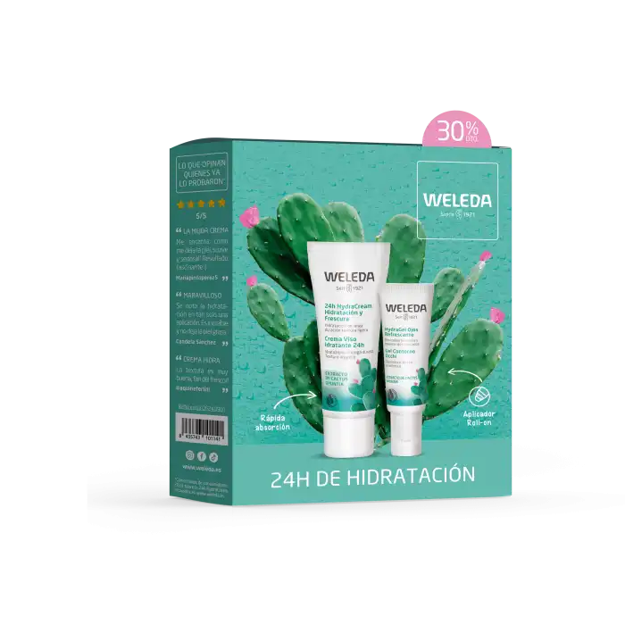 Set Hidratación 24h Crema + Contorno 30 ml - Weleda - Comparador de precios