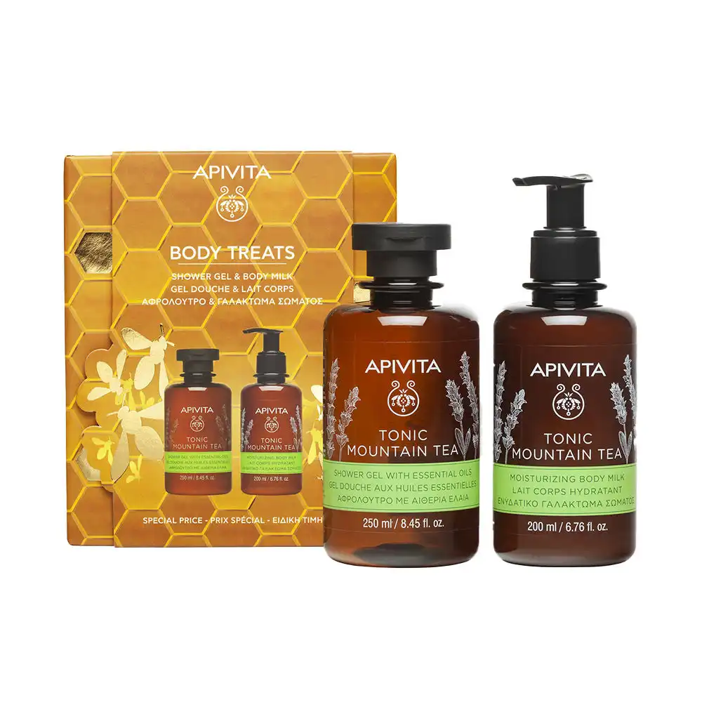 Tonic Mountain Tea Cuidado Corporal Estuche 2 pz - Apivita - Comparador de precios