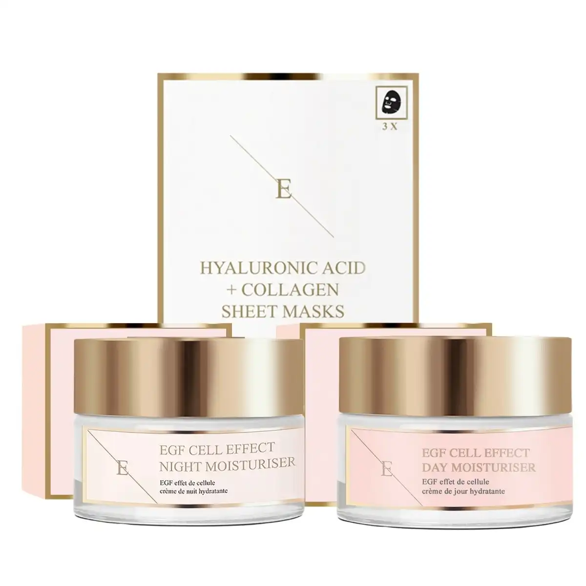 Trío completo para el cuidado de la piel EGF Set de tratamiento facial - ErthSkin London - Comparador de precios