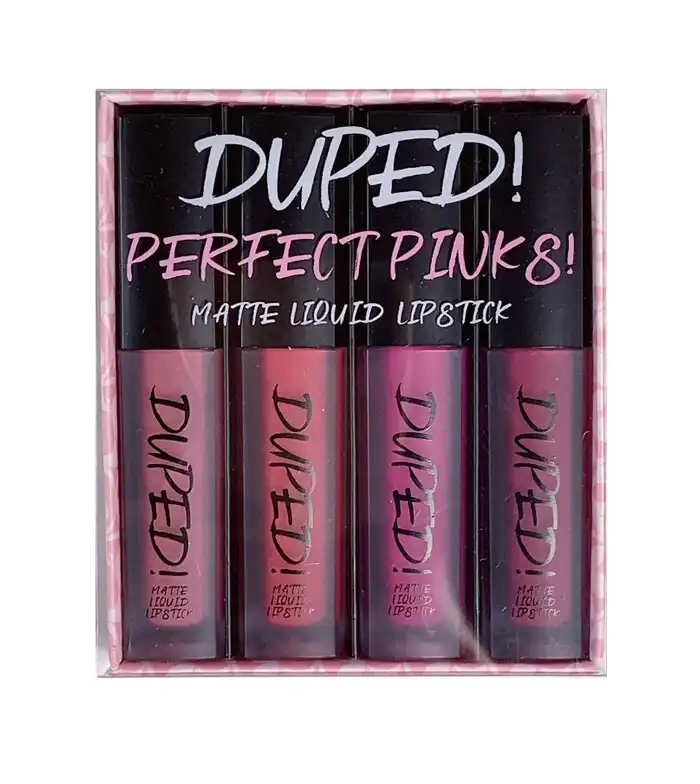 W7 - Set de labiales líquidos mate Duped! - Perfect Pinks! - W7 - Comparador de precios