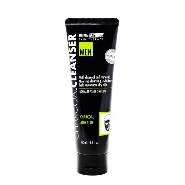 ¡25% DTO! Limpiador Facial con Carbón y Aloe Vera para Hombres 125 ml - BIOMIRACLE - Comparador de precios