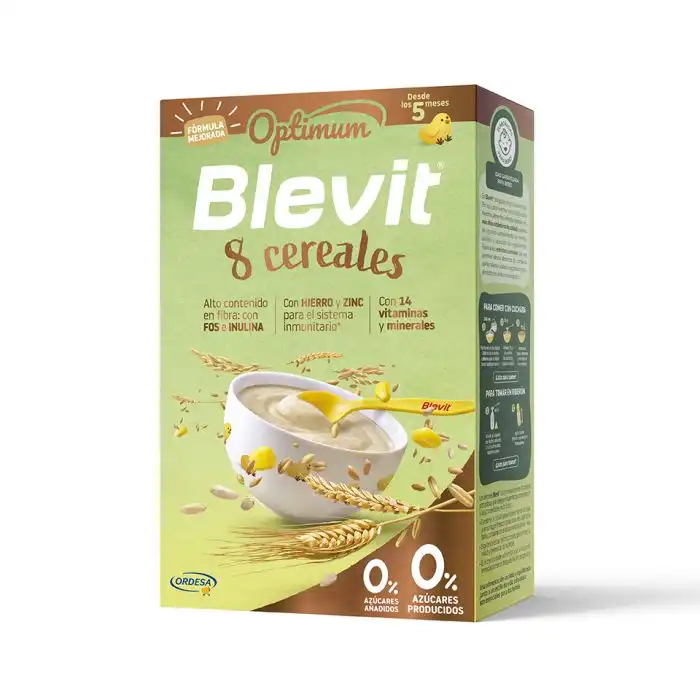 Blevit Optimum 8 Cereales 250 gr - Ordesa - Comparador de precios