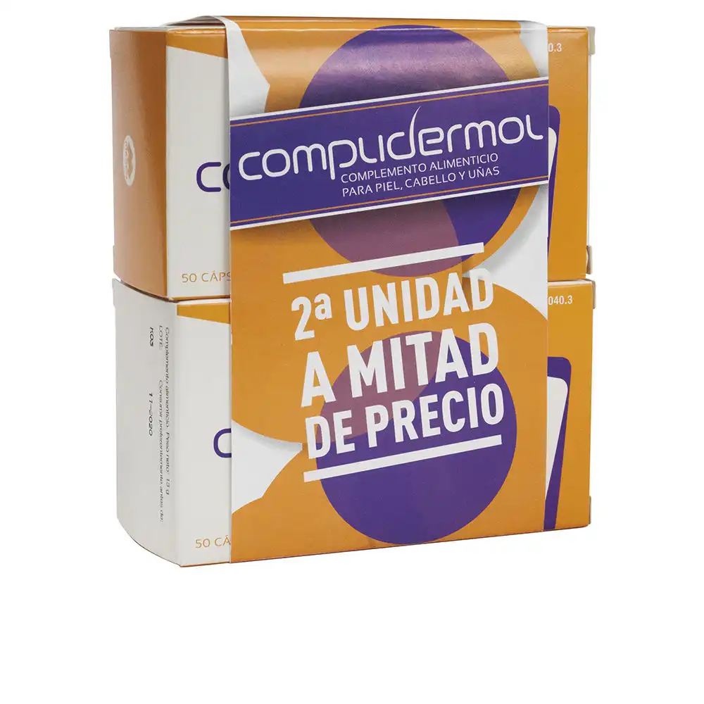 Complidermol para piel, cabello y uñas 2 x 50 cápsulas - Complidermol - Comparador de precios