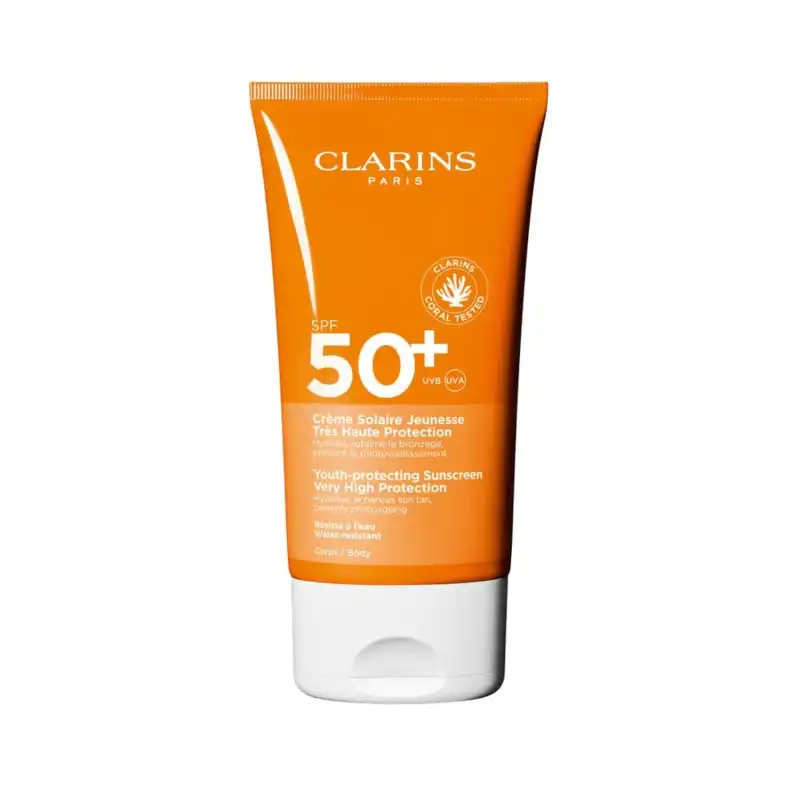Crema Solar Antiedad Alta Protección Spf 50+ Para El Cuerpo 150 Ml - Clarins - Comparador de precios