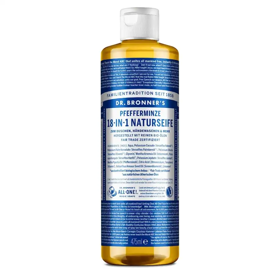Dr. Bronner's - Peppermint 18-in-1 Natural Jabones 475 ml unisex - Dr. Bronners - Comparador de precios