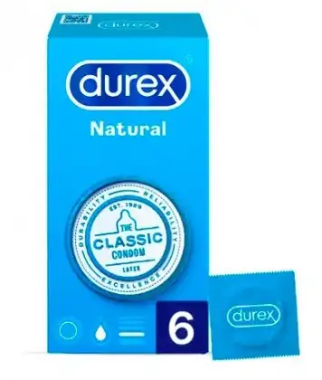 Durex Natural Plus Easy On 6 unidades - Durex - Comparador de precios