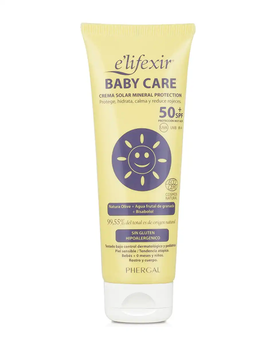 E'lifexir - Crema Solar Mineral Protection SPF50 100 Ml Baby Care ® - E'lifexir - Comparador de precios