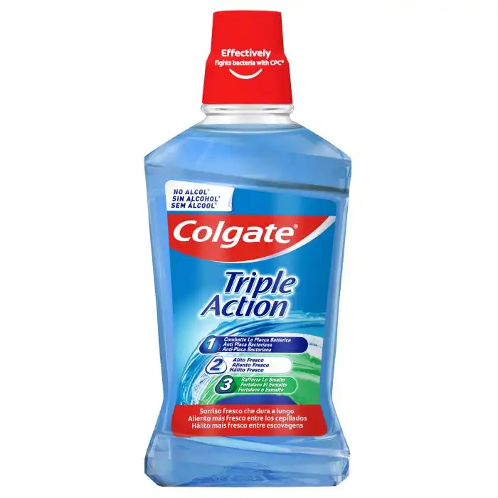Enjuague Bucal Triple Acción 500 ml - Colgate - Comparador de precios