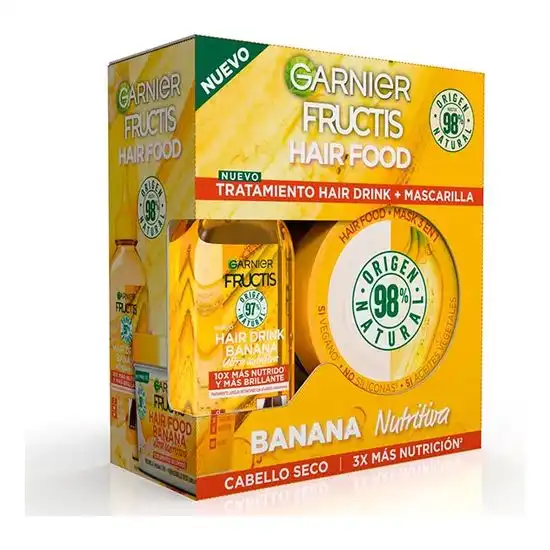 Fructis Hair Food Banana Nutritiva Set 1 und Set Tratamiento Hair Drink + Mascarilla - Fructis - Comparador de precios